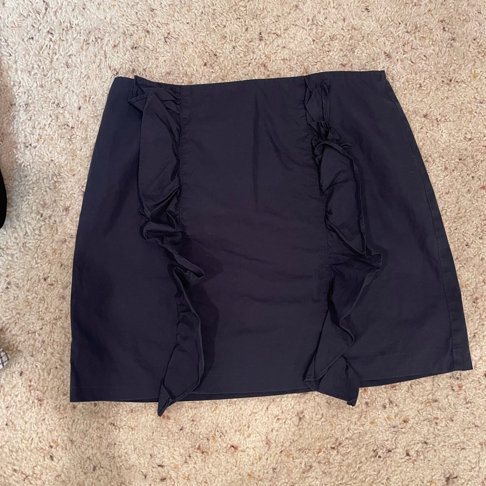 Navy Mini Skirt